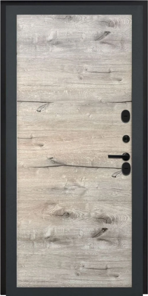 Входная дверь ДвериПРО Модель L-46 Без фрезеровки Дуб пацифик горизонт DPRO204723 внутренняя сторона